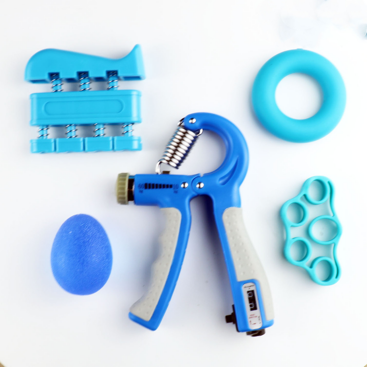Power Grip Pro - Set Completo de Fuerza para Manos y Antebrazos