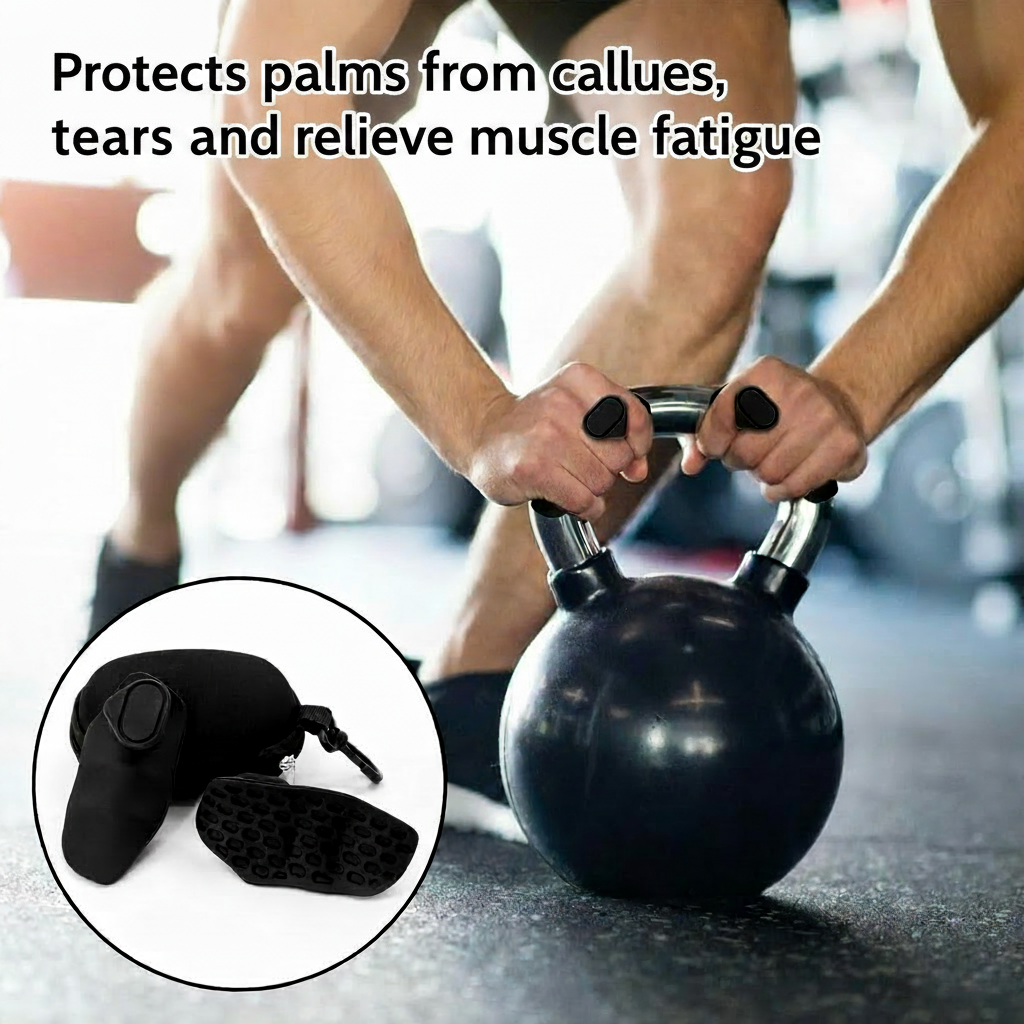 🏋️ GripShield Pro – Almohadillas de Agarre para Pesas y Barras