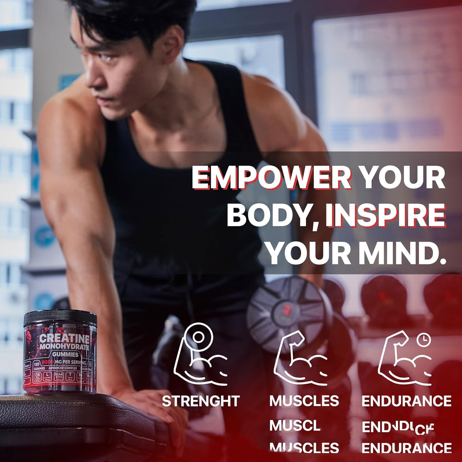 Muscle Boost Gummies – Gominolas de Creatina