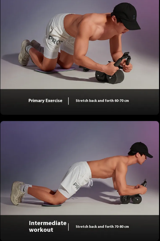 RollFit Pro – Rueda Abdominal con Rebote Automático