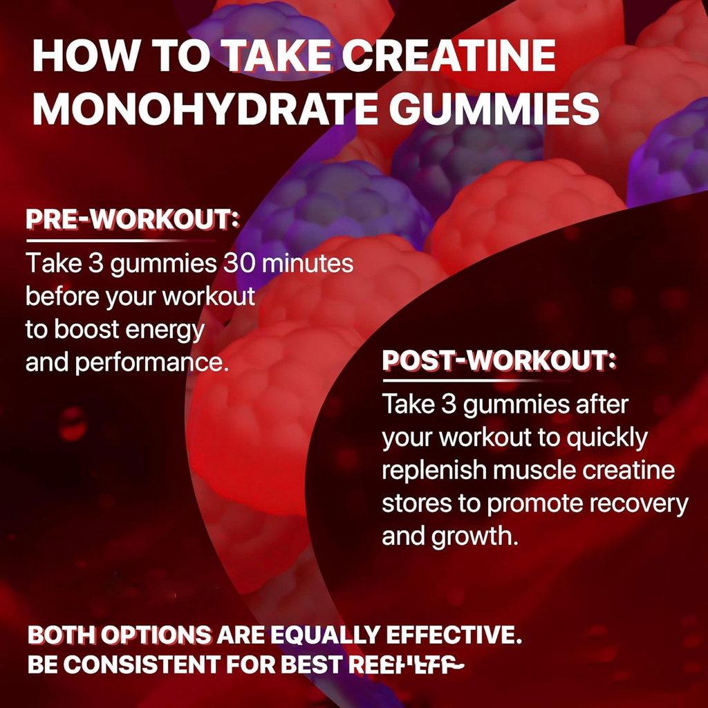 Muscle Boost Gummies – Gominolas de Creatina