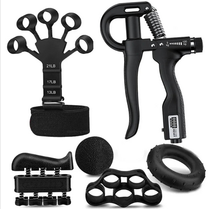 Power Grip Pro - Set Completo de Fuerza para Manos y Antebrazos