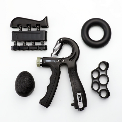 Power Grip Pro - Set Completo de Fuerza para Manos y Antebrazos