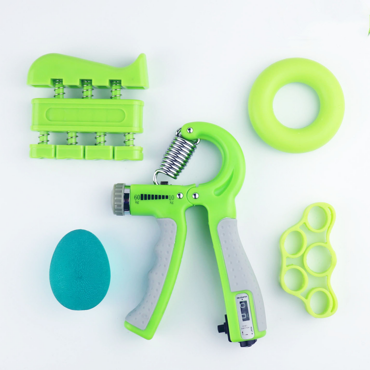 Power Grip Pro - Set Completo de Fuerza para Manos y Antebrazos